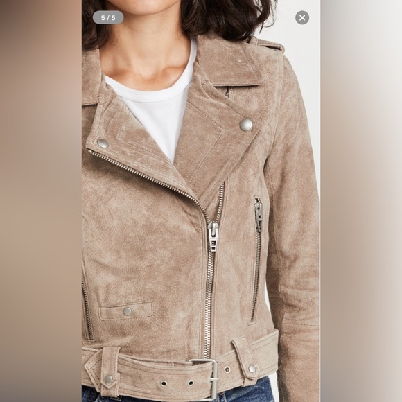 BLANKNYC Suede Moto Jacket size Small Never Worm - Picture 11 of 12